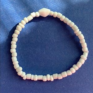 white “tooth” bracelet